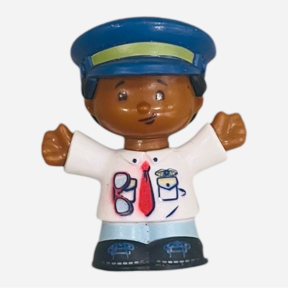 Fisher Price Other - Fisher Price replacement little people travel together Blue/White toy figure